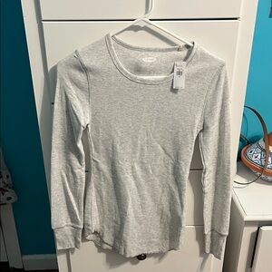 Old Navy Gray Long Sleeve Tee